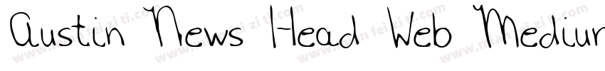 Austin News Head Web Medium Regula字体转换